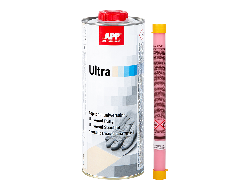 APP Ultra szpachla uniwersalna. | z utwardzaczem | 1,6 L | kartusz