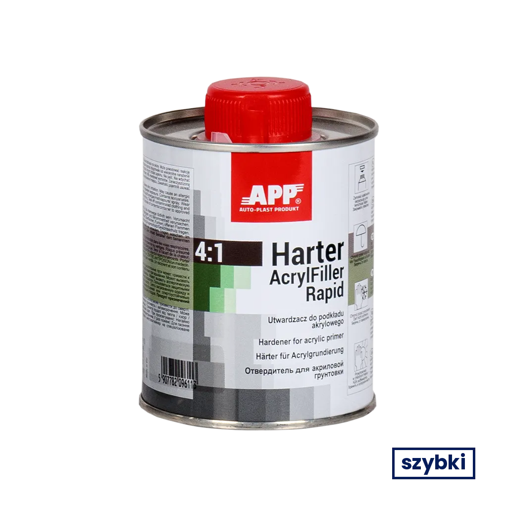 Utwardzacz do podkładu akrylowego APP Harter AcrylFiller Rapid | Szybki | 0,25 L