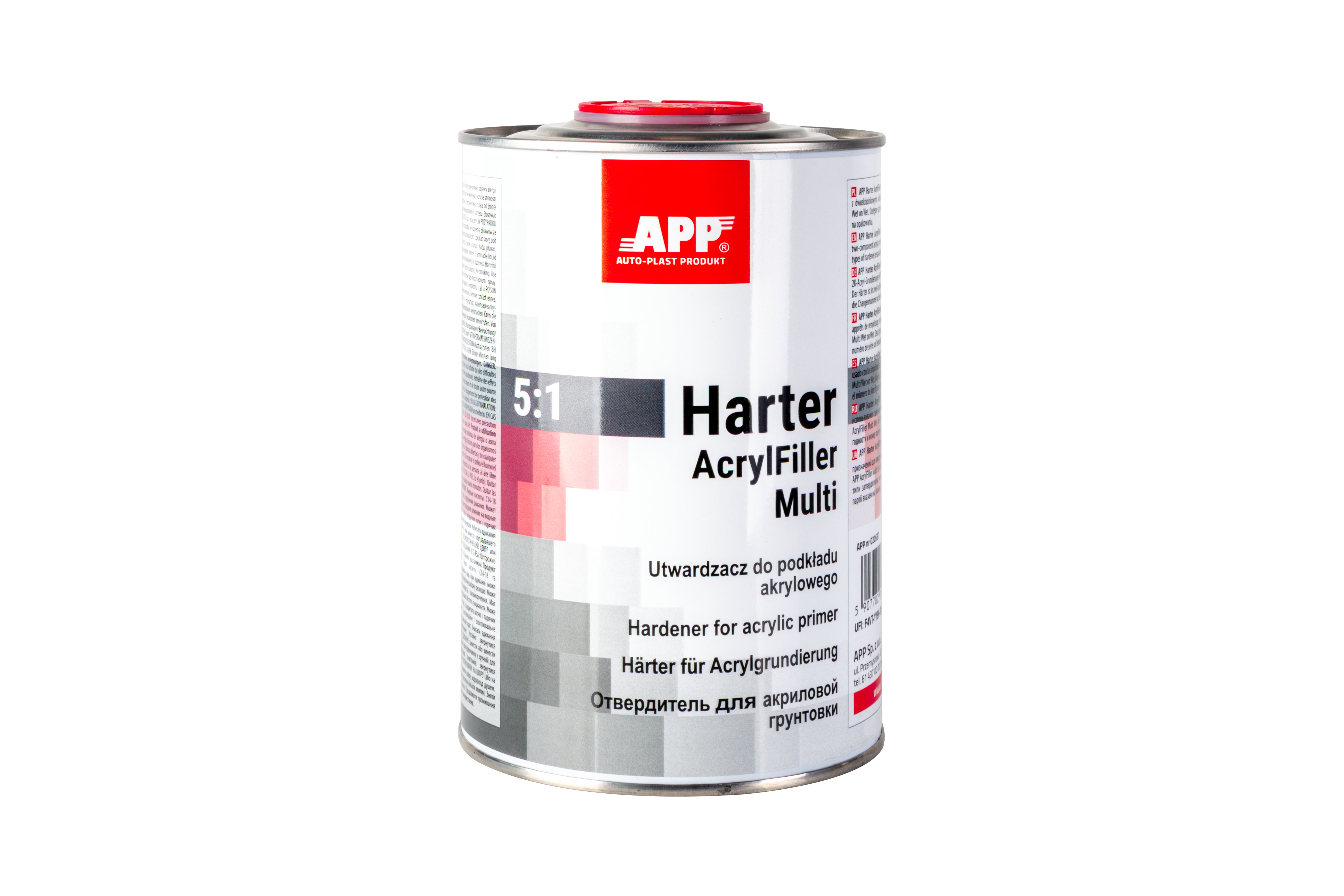 Utwardzacz do podkładu akrylowego APP Harter AcrylFiller Multi | Normalny | 0,8L
