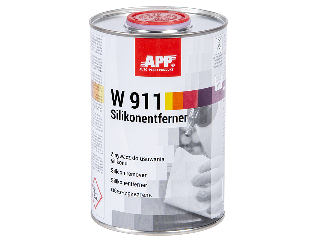 APP W911 Zmywacz do usuwania silikonu | Wolny | 1,0 L