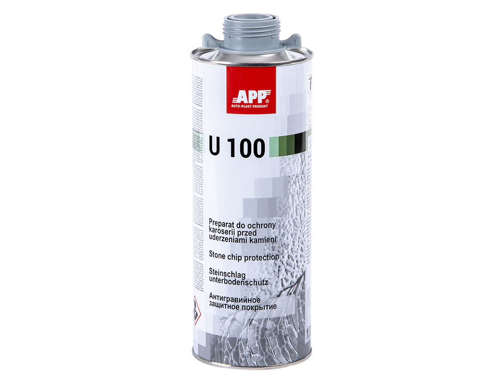 Preparat do ochrony karoserii przed uderzeniami kamieni APP U100 UBS | szary | 1,0 kg