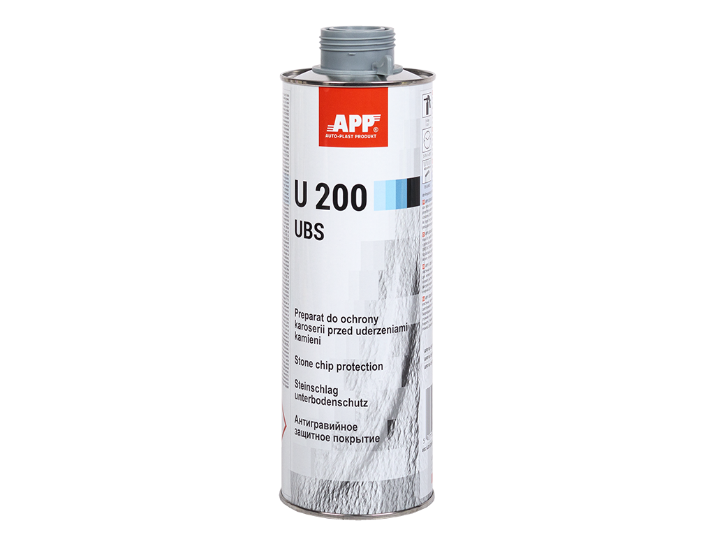 APP U200 Preparat do ochrony karoserii przed uderzeniami kamieni | 1,0 L  | Kolor szary