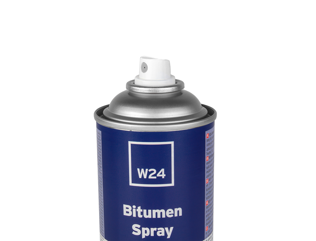 W24 Bitumen Spray - Bitumiczny środek do konserwacji podwozia | Kolor czarny | 400 ml