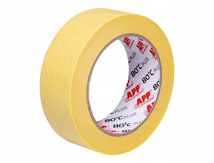 APP Plus 80 Taśma maskująca | 80°C | kolor żółty | 24 mm
