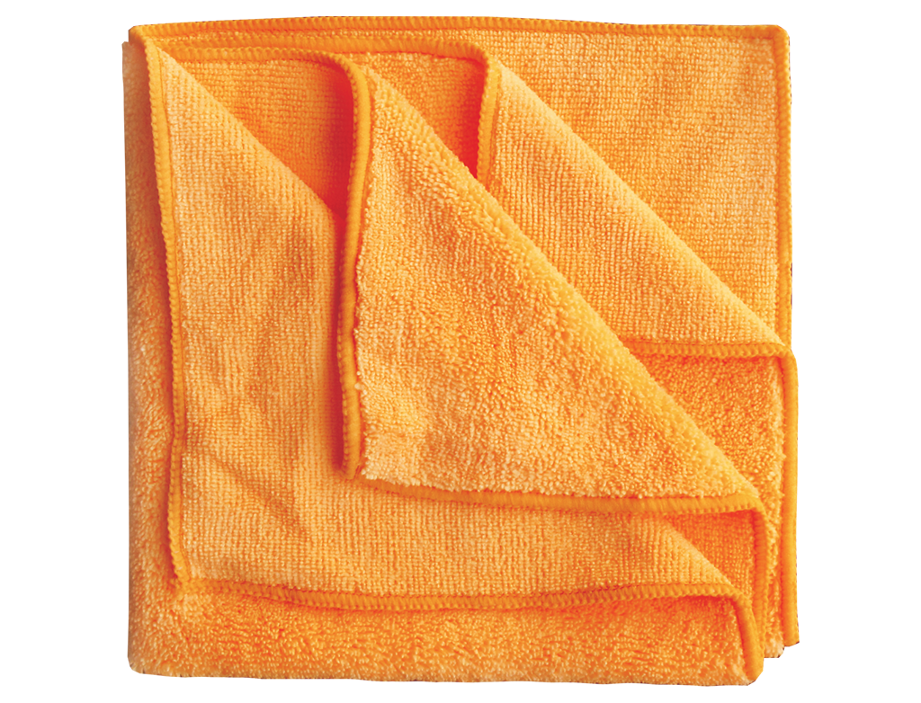 Ściereczka pyłochłonna z mikrofibry APP MF Cloth | 3 szt. | pomarańczowa | dwufunkcyjna | 40 x 40cm