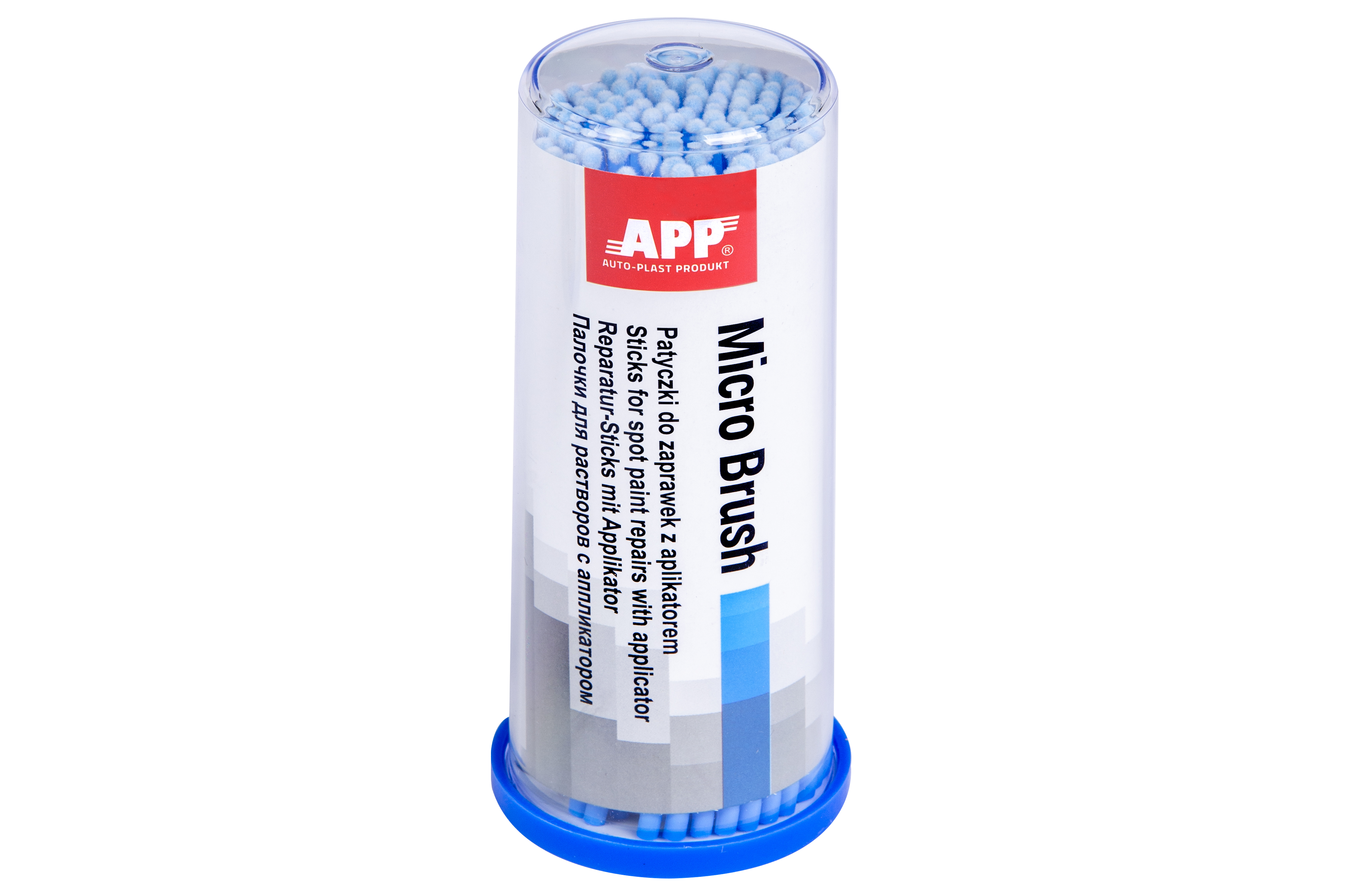 APP Micro Brush - Patyczki do zaprawek z aplikatorem | niebieski | 2,0 mm | opak. (100szt)